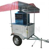 Carretinha De Espetinho Churrasquinho Com Caixa Térmica